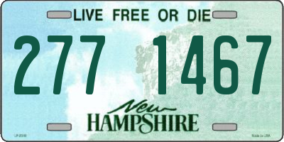 NH license plate 2771467
