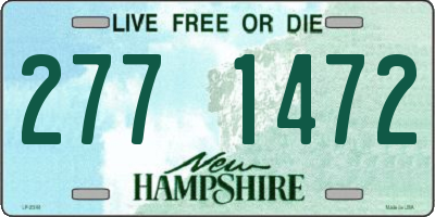 NH license plate 2771472