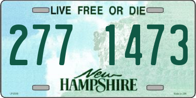 NH license plate 2771473