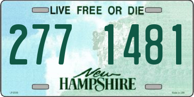 NH license plate 2771481