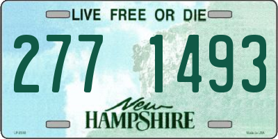 NH license plate 2771493