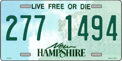 NH license plate 2771494