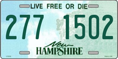 NH license plate 2771502