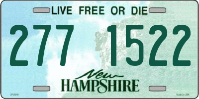 NH license plate 2771522