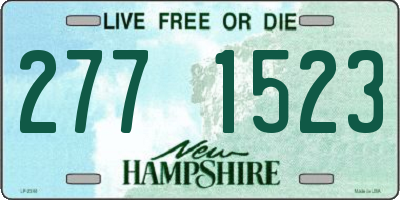 NH license plate 2771523