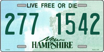 NH license plate 2771542