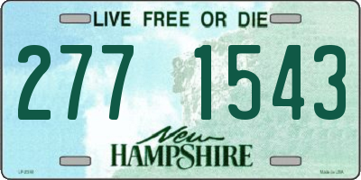 NH license plate 2771543