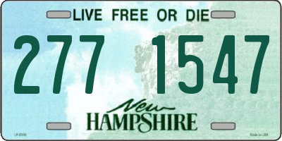NH license plate 2771547