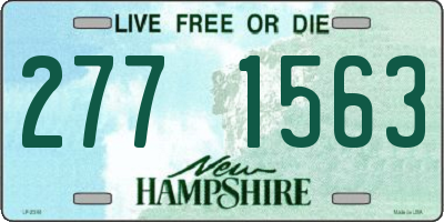 NH license plate 2771563