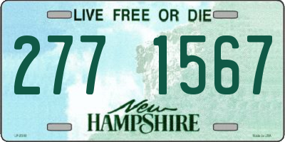 NH license plate 2771567