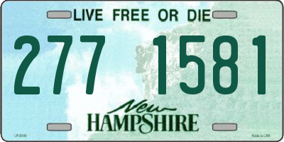 NH license plate 2771581