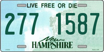 NH license plate 2771587