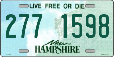 NH license plate 2771598