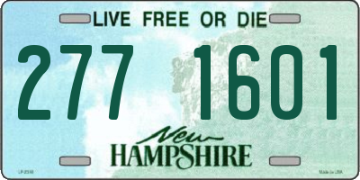 NH license plate 2771601