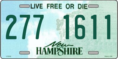 NH license plate 2771611