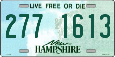 NH license plate 2771613