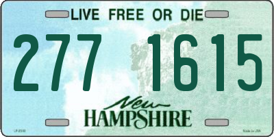 NH license plate 2771615
