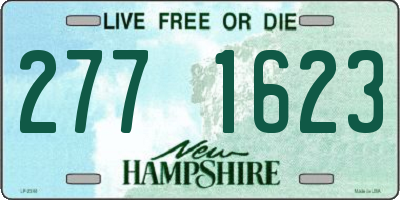 NH license plate 2771623