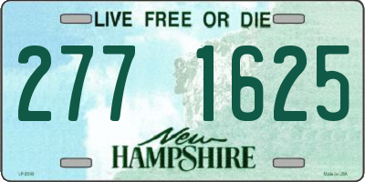 NH license plate 2771625