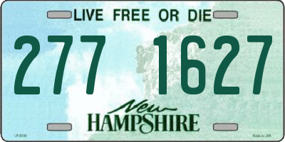 NH license plate 2771627