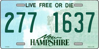 NH license plate 2771637