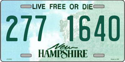 NH license plate 2771640