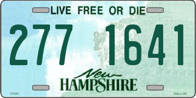 NH license plate 2771641