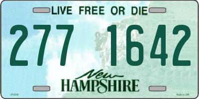 NH license plate 2771642