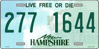 NH license plate 2771644