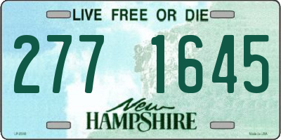 NH license plate 2771645