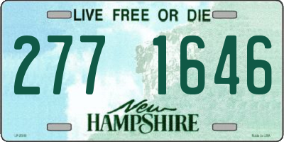 NH license plate 2771646