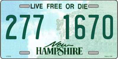 NH license plate 2771670