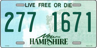 NH license plate 2771671