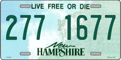 NH license plate 2771677
