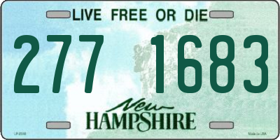 NH license plate 2771683