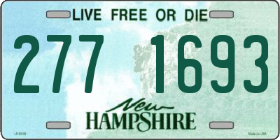 NH license plate 2771693