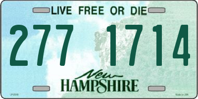 NH license plate 2771714