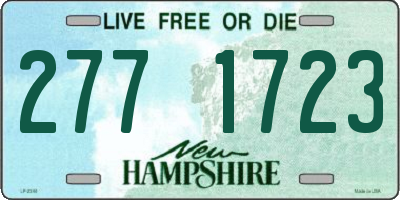 NH license plate 2771723