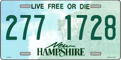 NH license plate 2771728