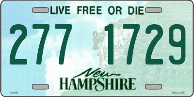 NH license plate 2771729