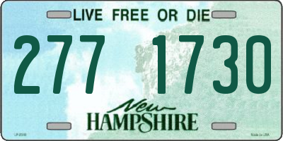 NH license plate 2771730