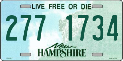 NH license plate 2771734