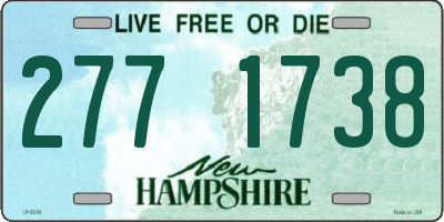NH license plate 2771738