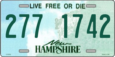 NH license plate 2771742