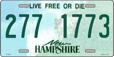 NH license plate 2771773