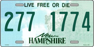 NH license plate 2771774