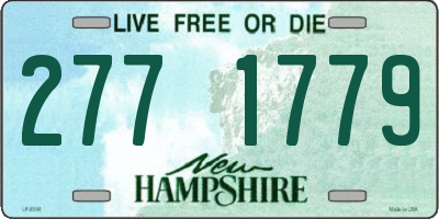 NH license plate 2771779