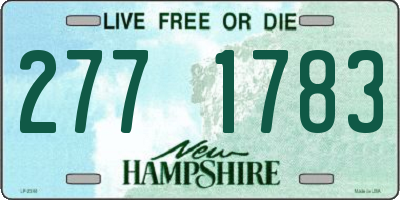NH license plate 2771783