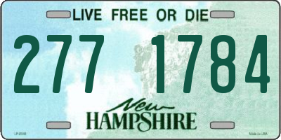 NH license plate 2771784