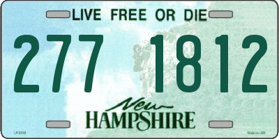 NH license plate 2771812